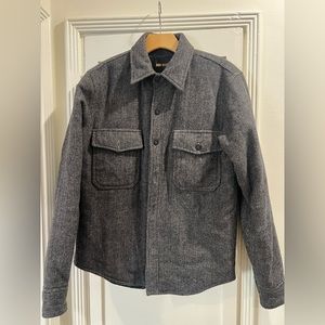 Buck Mason Wool CPO Jacket black/grey XS